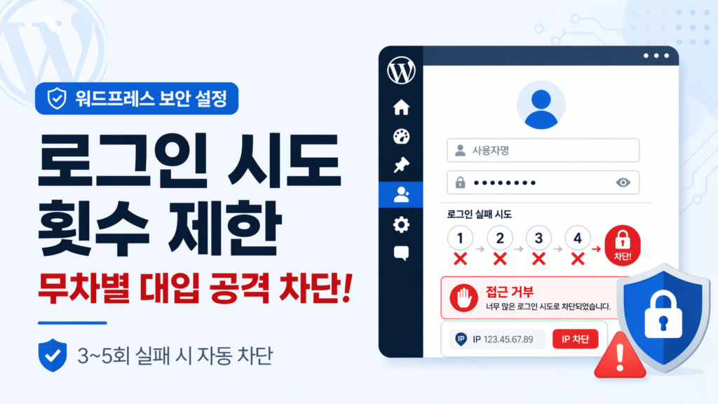 로그인 시도 횟수 제한