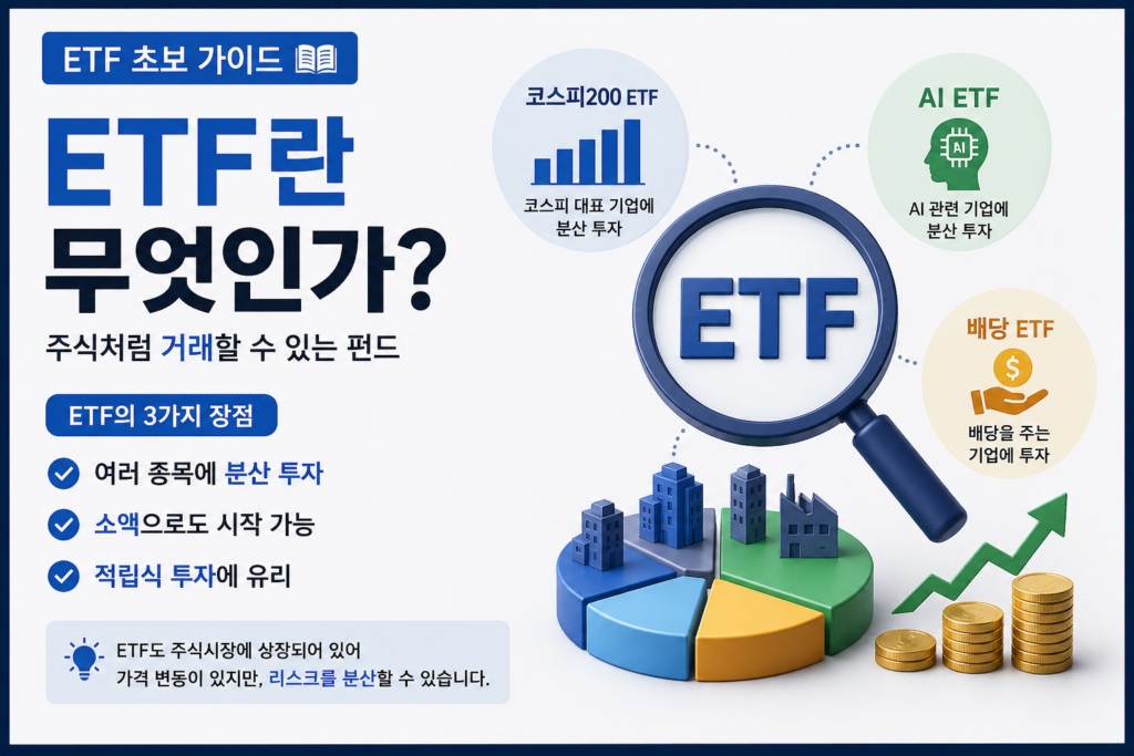 ETF란 무엇인가 설명 이미지