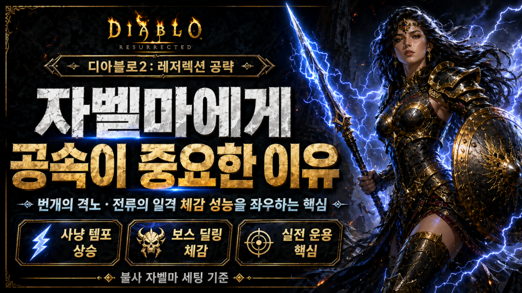 자벨마에게 공속이 중요한 이유