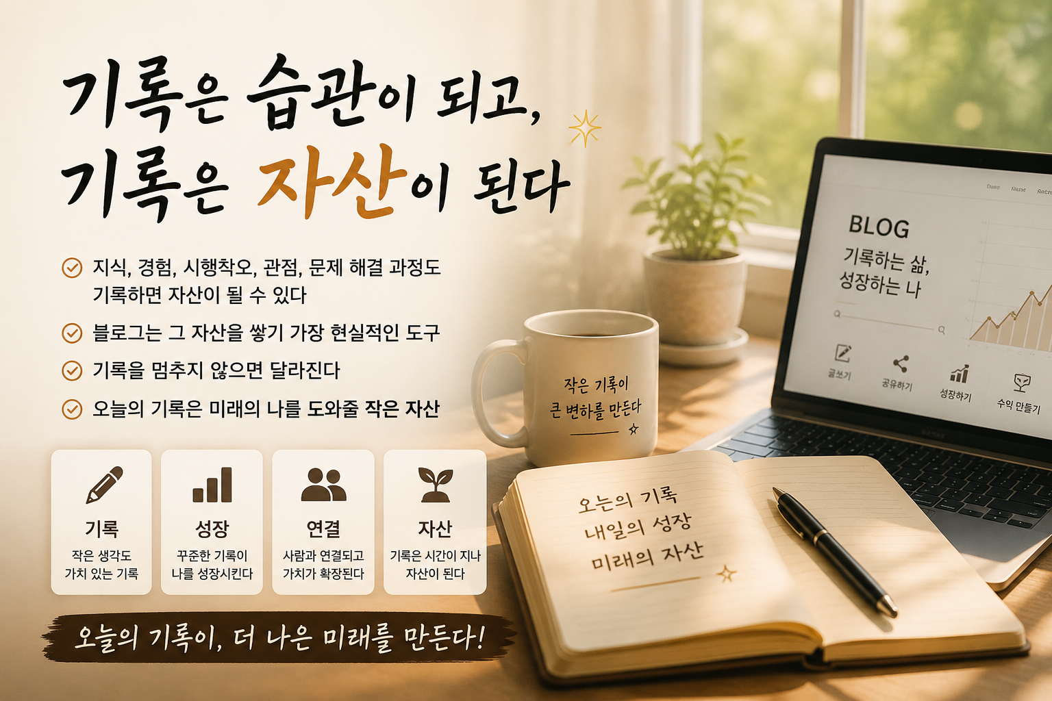 기록이 자산이 되는 시대｜평범한 사람이 블로그를 해야 하는 이유