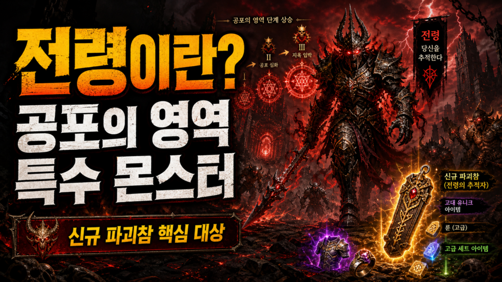 디아블로2 레저렉션 공포의 영역 전령