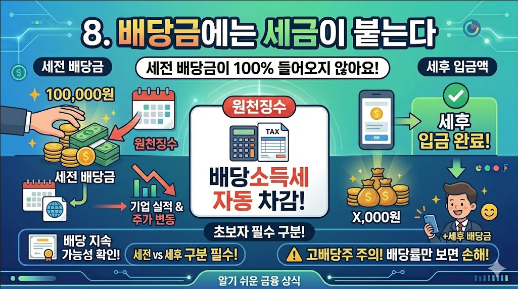 배당금에는 세금이 붙는다