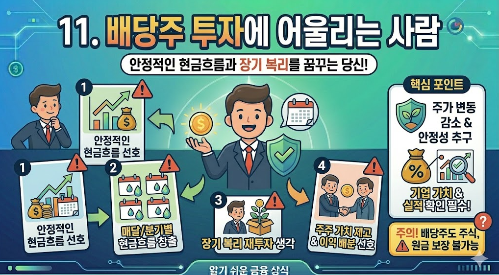 배당주 투자에 어울리는 사람